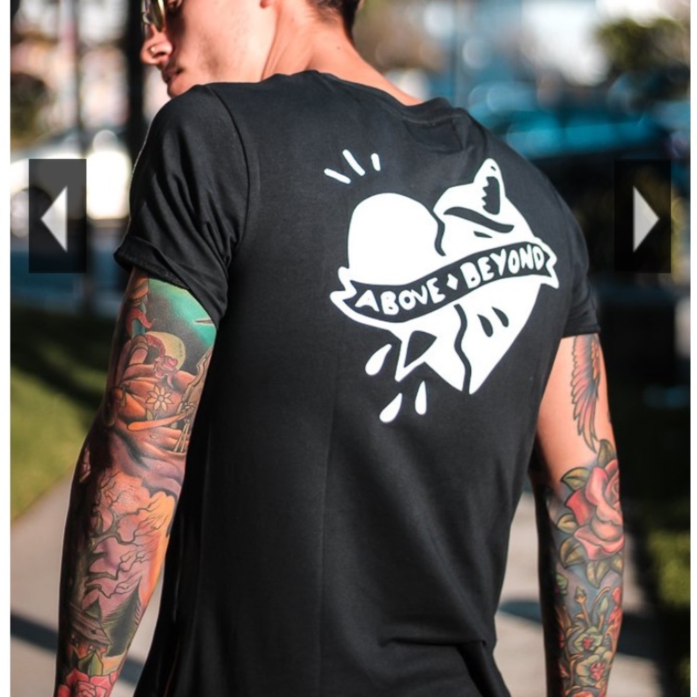 Above and Beyond Bleeding Hearts Tee