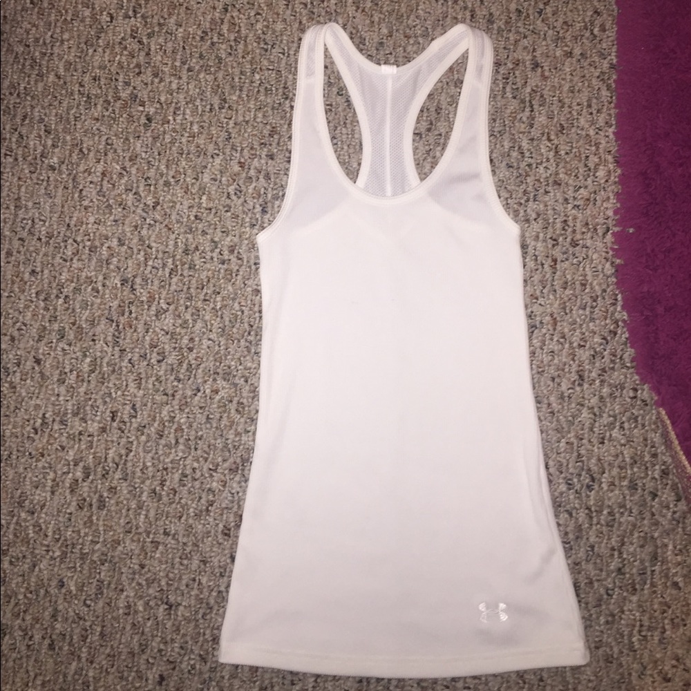 White Underarmor Tank top