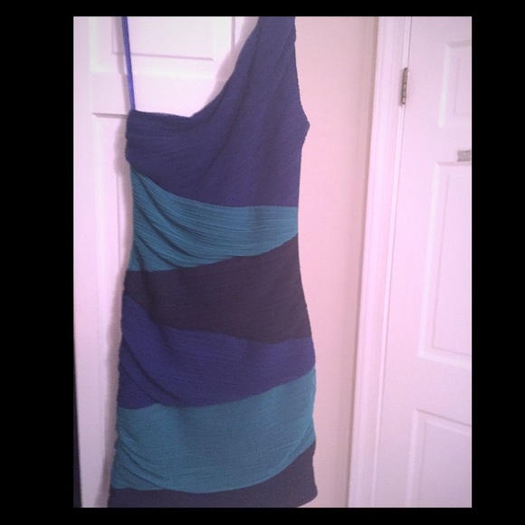 BCBG one shoulder bodycon party / cocktail dress - Picture 1 of 3