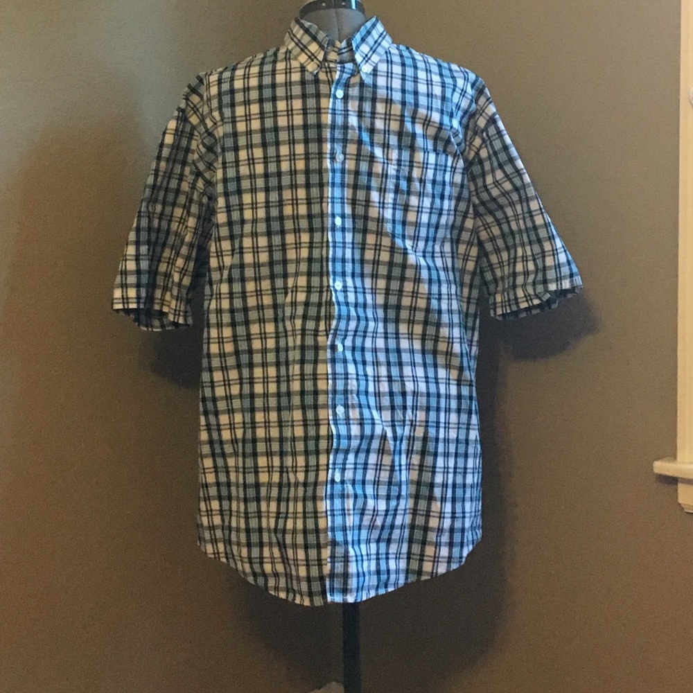 Navy Button Down
