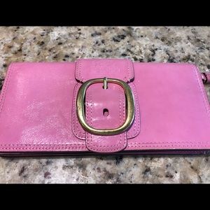 Hot Pink Coach Wallet/Wristlet Great Condition