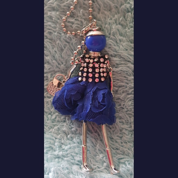 WOMENS~LADY PENDANT/ STATEMENT NECKLACE~NEW~🎁🎄Christmas Present - Picture 6 of 8