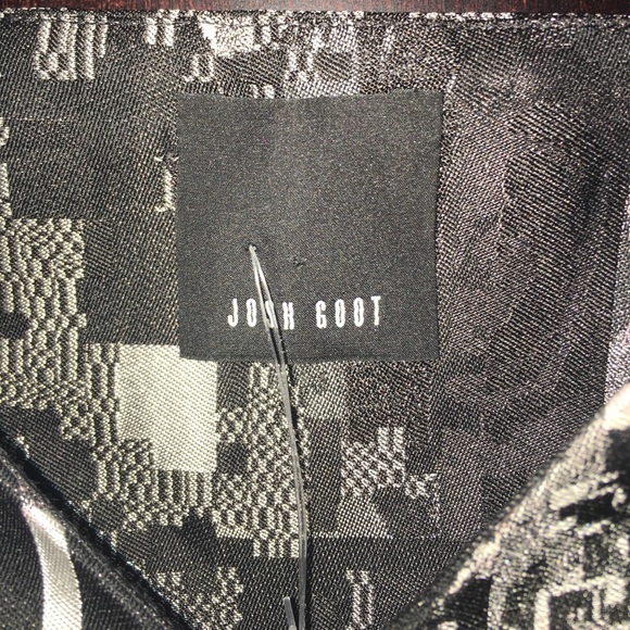 Josh Goot Metallic Rose Jacquard  Flounce Dress - Picture 4 of 8