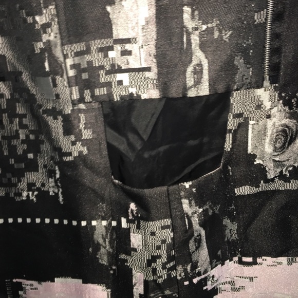 Josh Goot Metallic Rose Jacquard  Flounce Dress - Picture 6 of 8