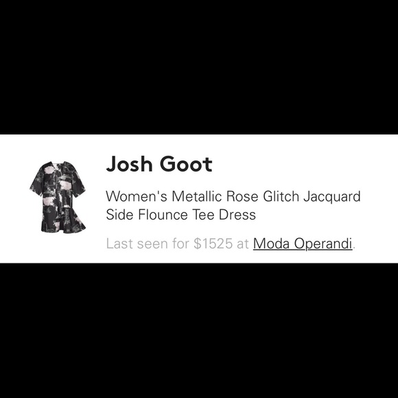 Josh Goot Metallic Rose Jacquard  Flounce Dress - Picture 7 of 8