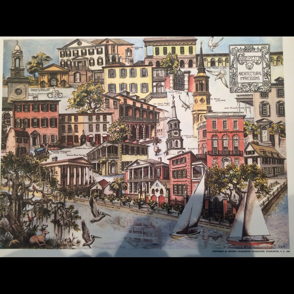 Picture of Charleston one large print close up pic