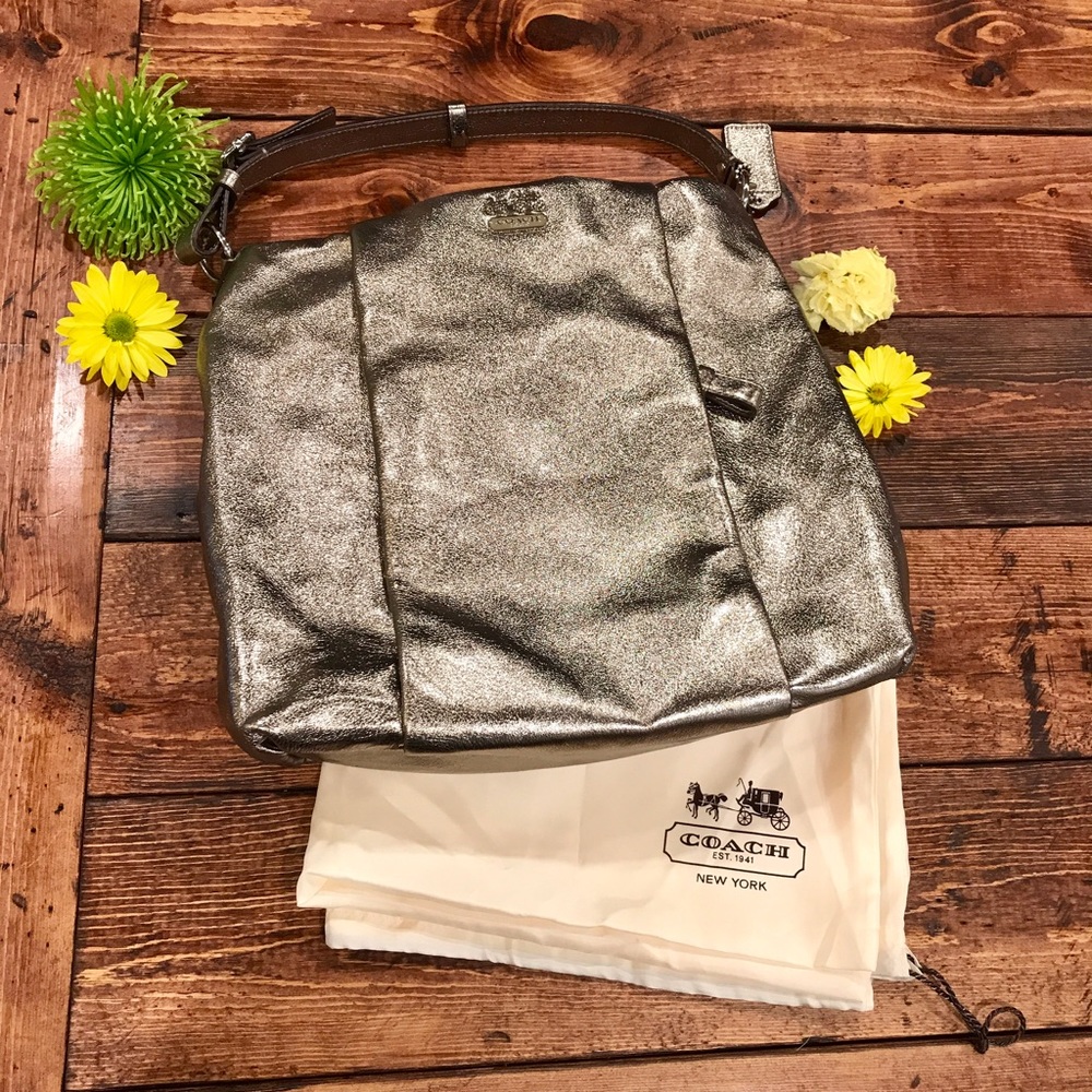 Silver Coach hobo purse