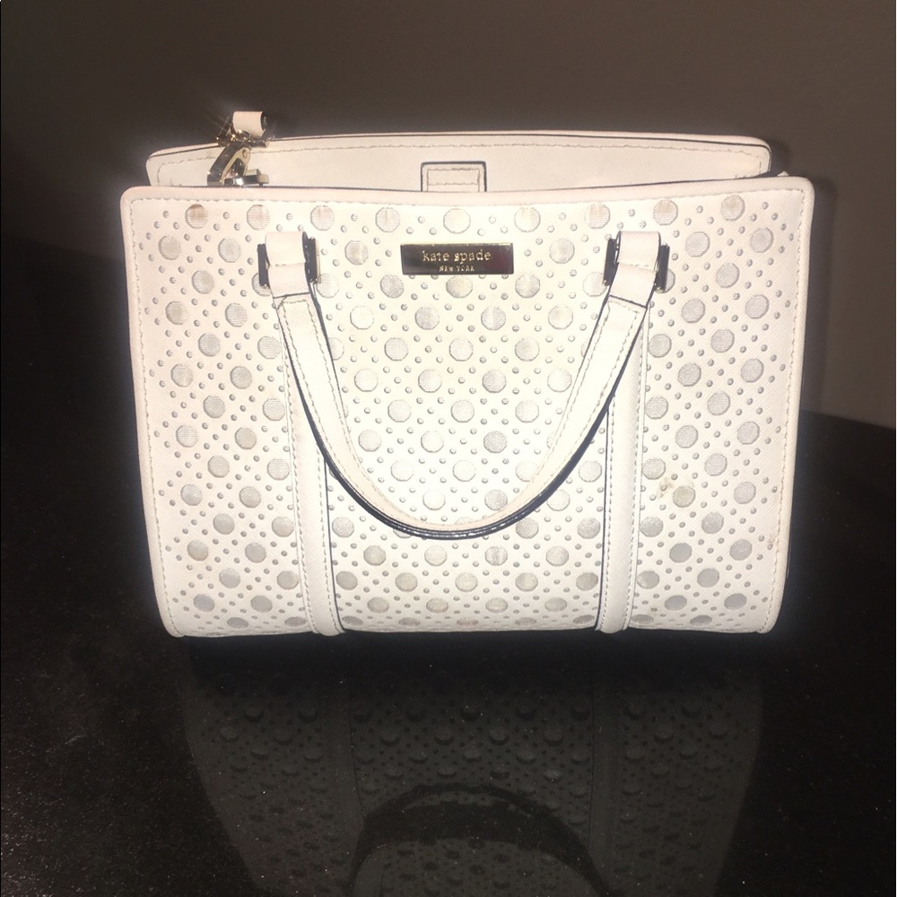 White Kate Spade Purse