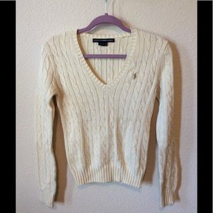 Ralph Lauren Cable Knit Cotton Sweater
