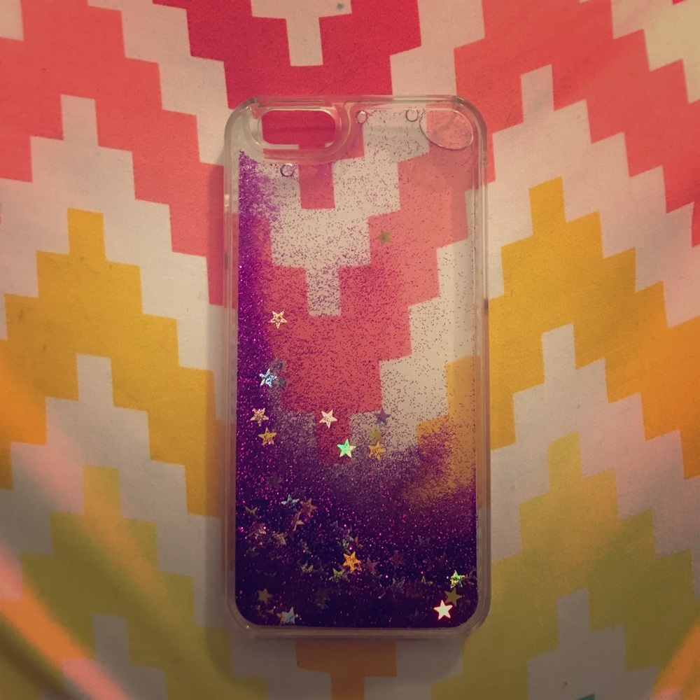 iPhone 6 glitter phone case