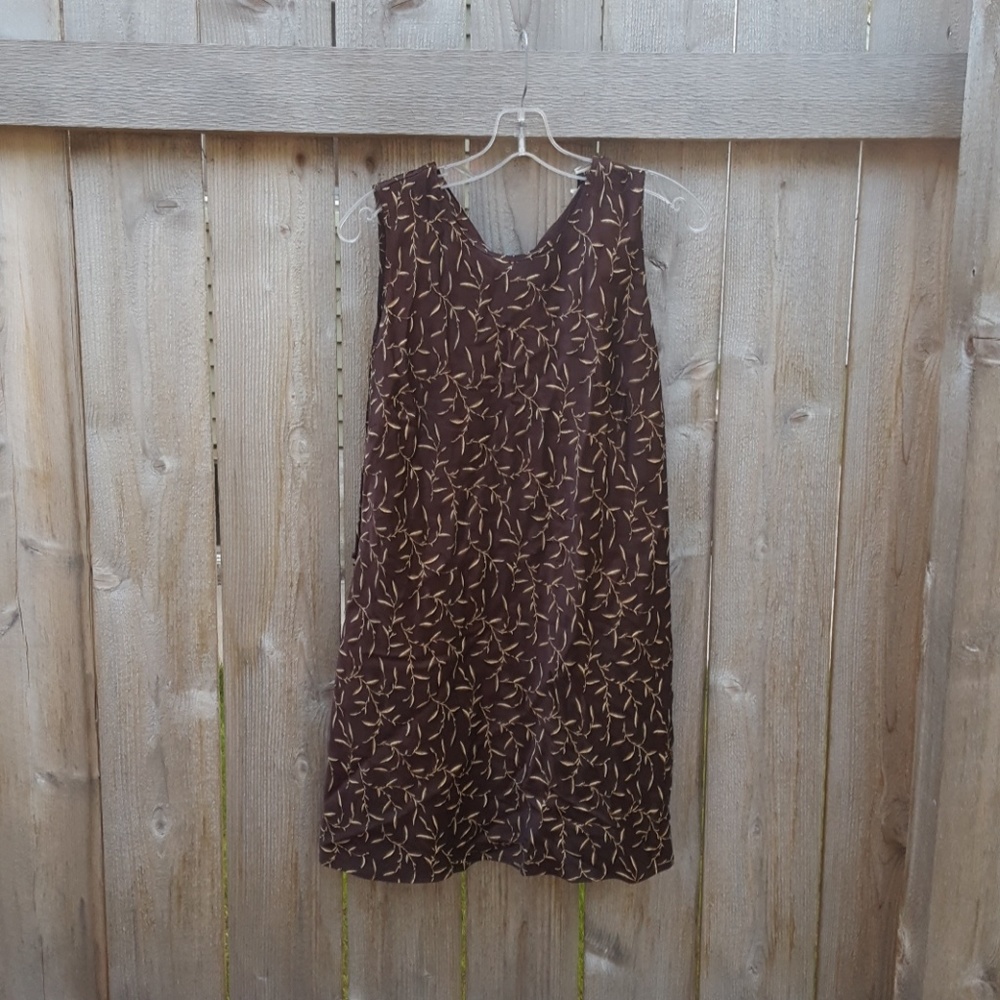 Brown Silky Dress (juniors)