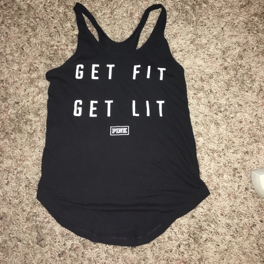 PINK get fit, get lit shirt
