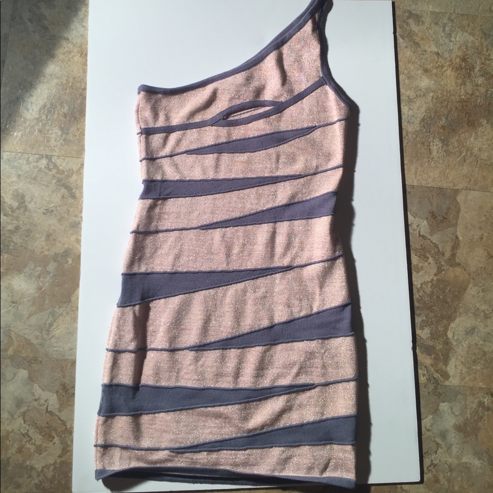 One shouldered club microdress Hot Miami Styles