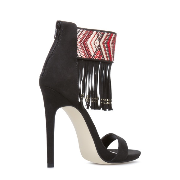 Studded fringe heel - Picture 7 of 8