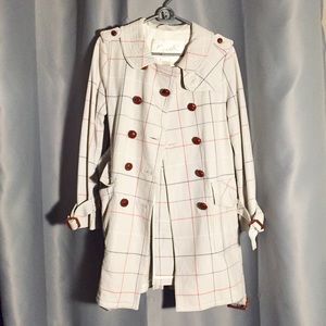 Coach Tattersall Trench Coat | Size 4