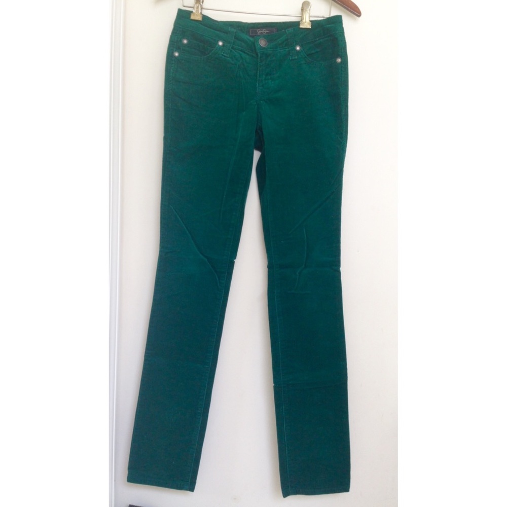 Jessica Simpson green corduroy pants