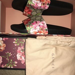 Gucci floral sandals