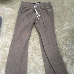 Tan Abercrombie sweatpants