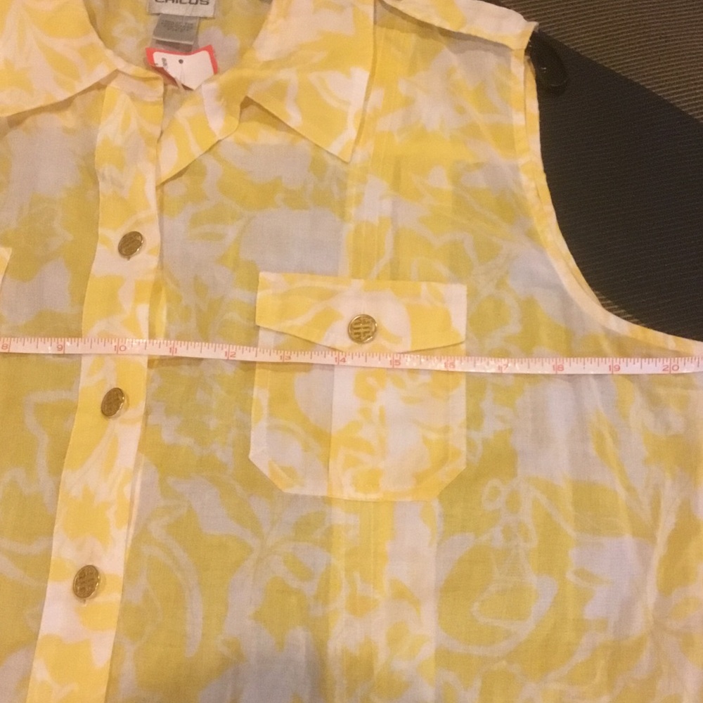 Sheer Yellow Top