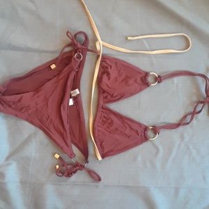 Vitamin A burgundy bikini