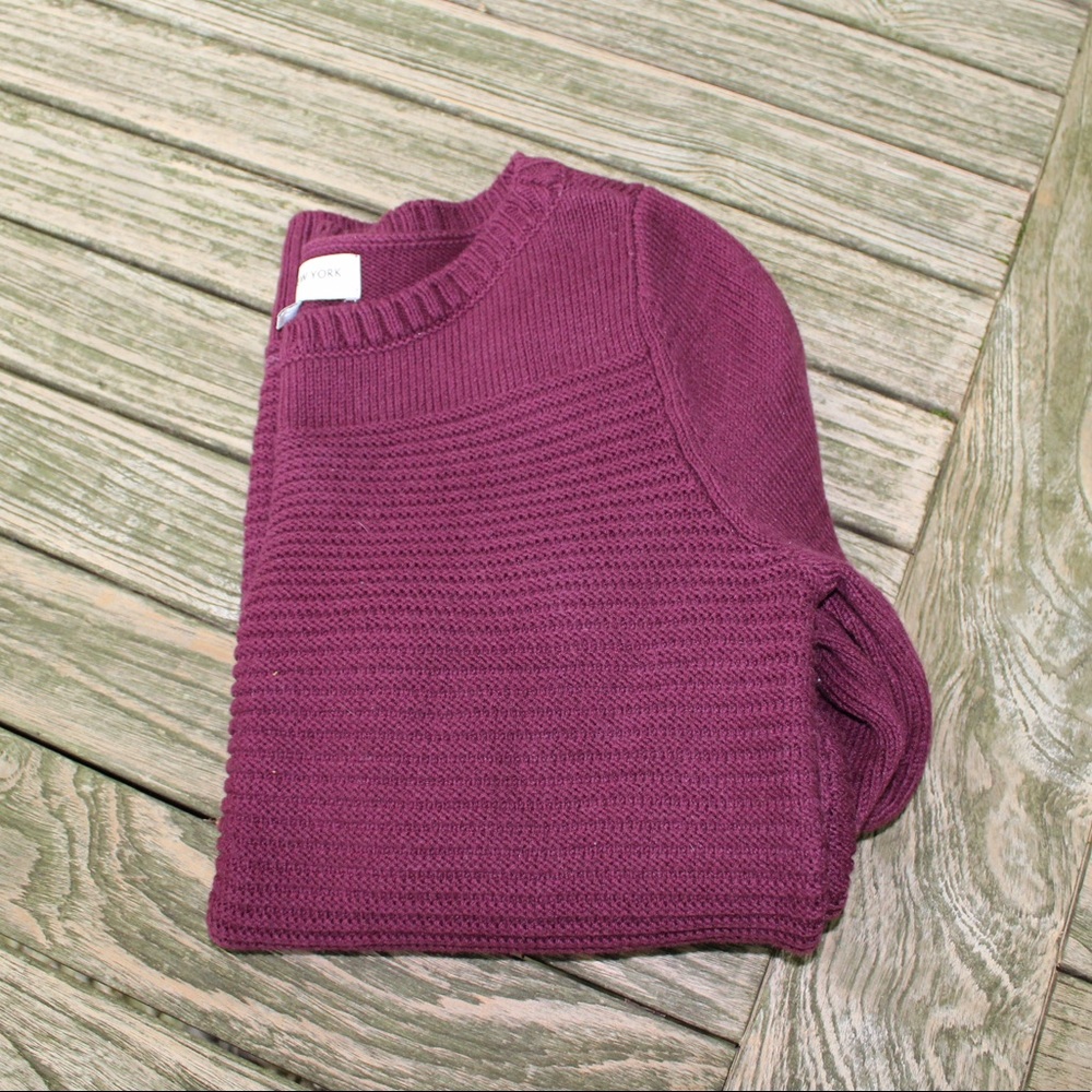 Burgundy sweater