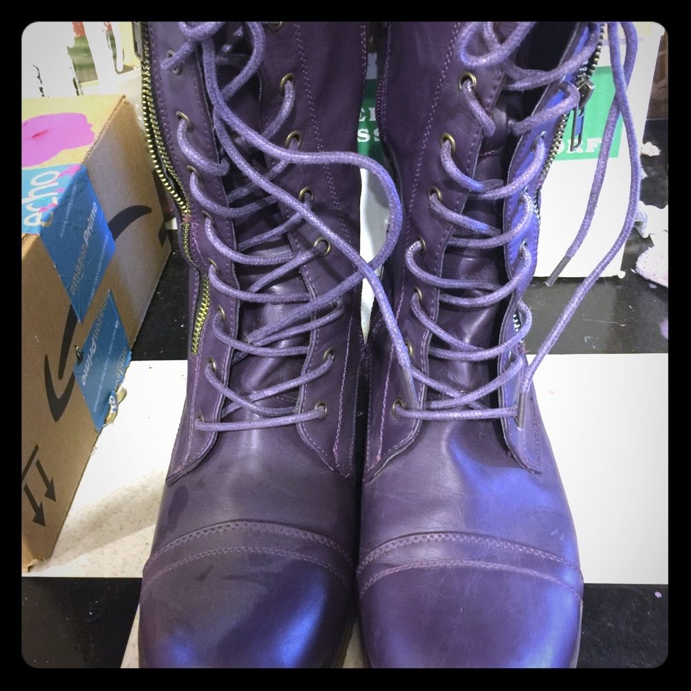 Purple Boots