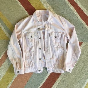 Brandy melville light pink denim jacket