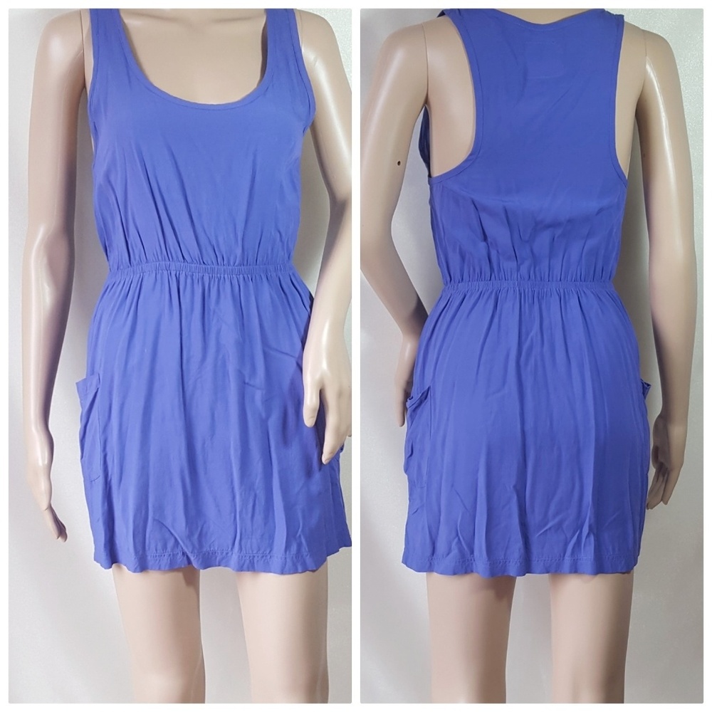 Sound & Matter Womens Dress Sz S Purple Pockets