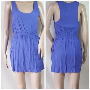Sound & Matter Womens Dress Sz S Purple Pockets