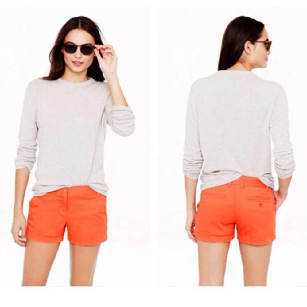 J. CREW 4" Chino Shorts