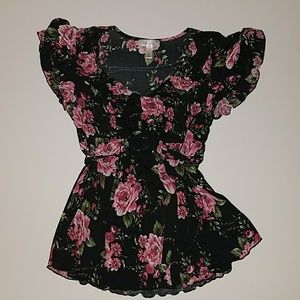 Dress barn roses blouse