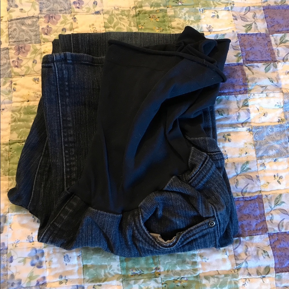 Maternity Bootcut Jeans, Like New!