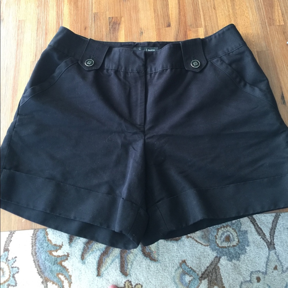 WHBM shorts black size 8