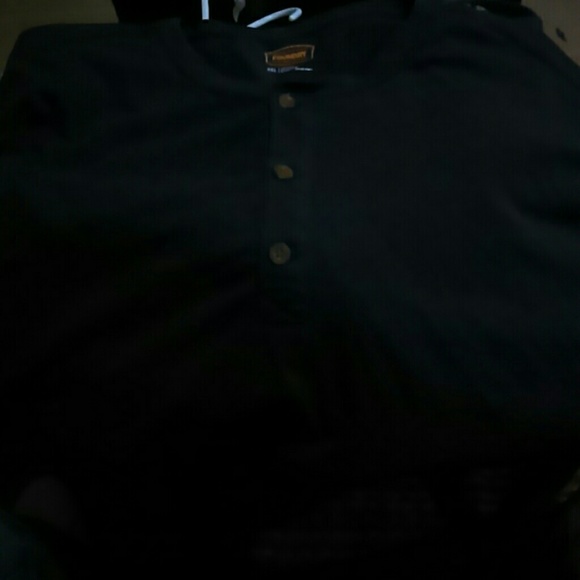 2(x)3 Button Pullover [ Black , Maroon ] - Picture 3 of 5