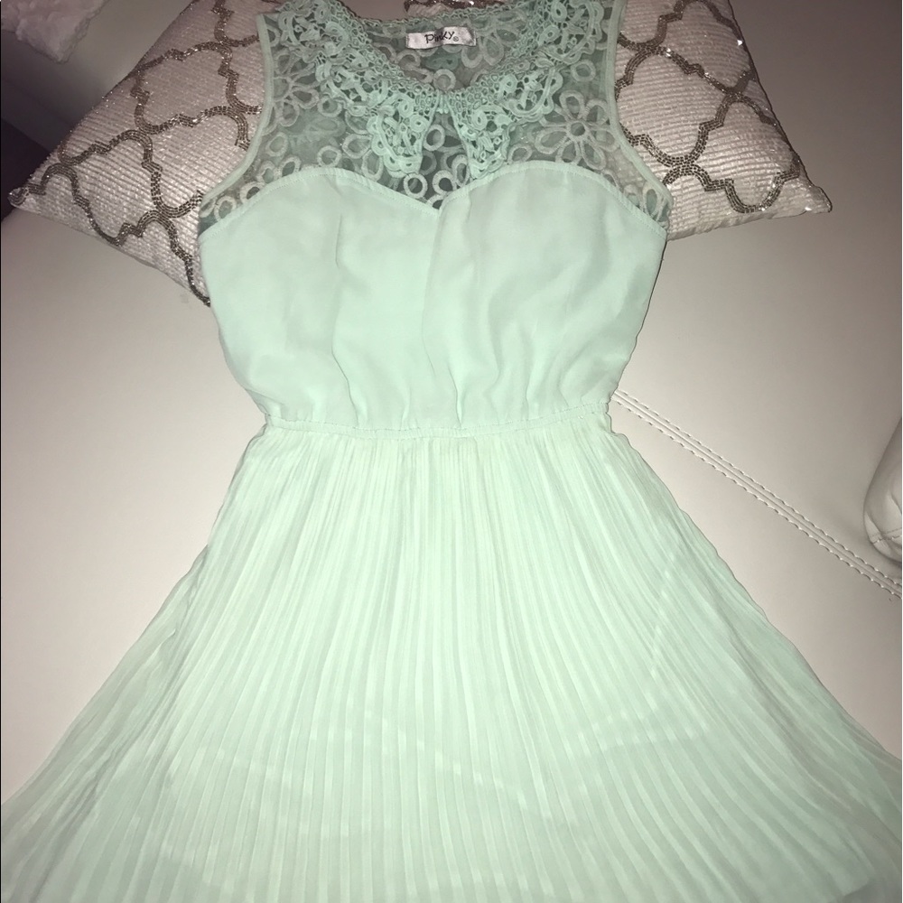 Light green summer dress