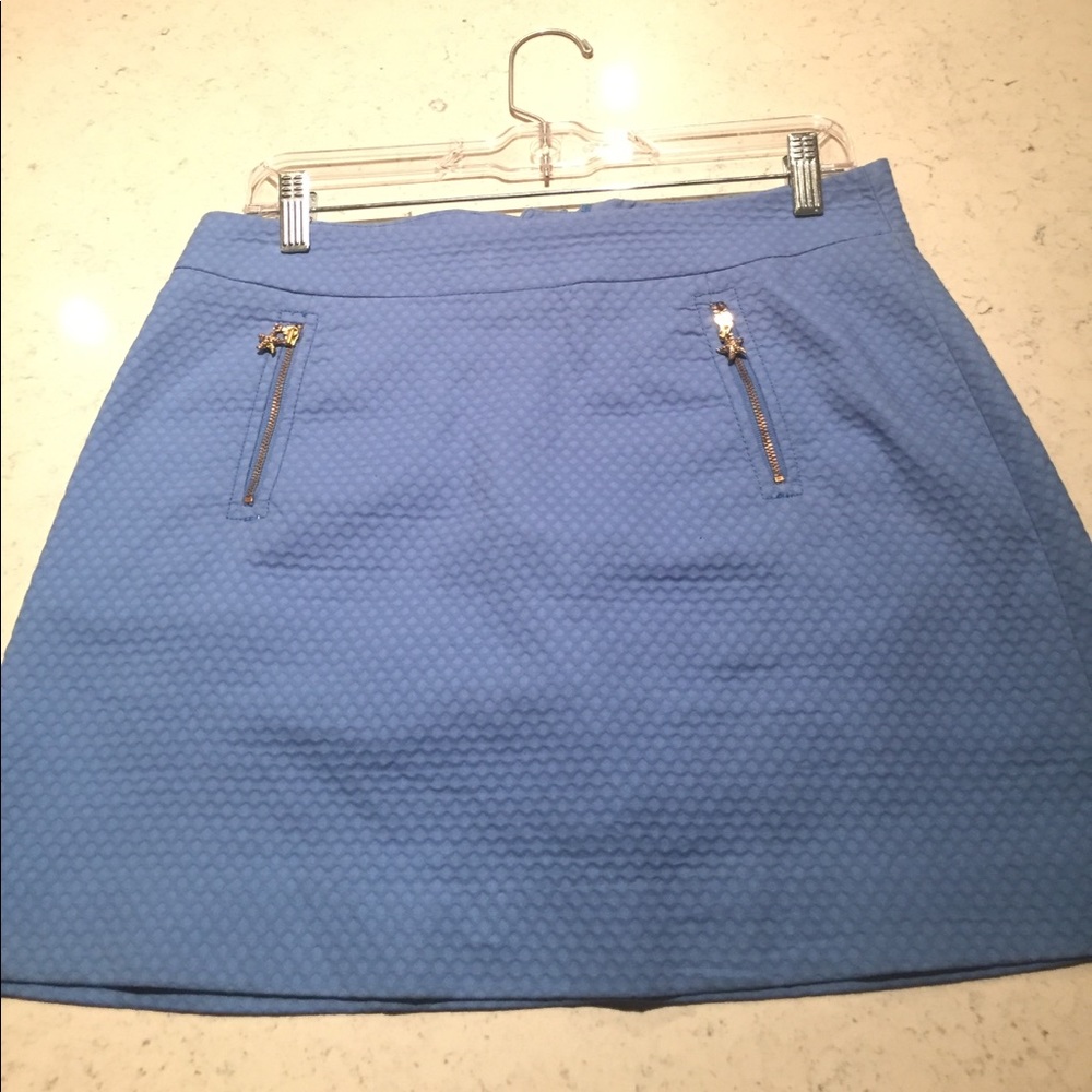 Lilly Pulitzer blue skirt