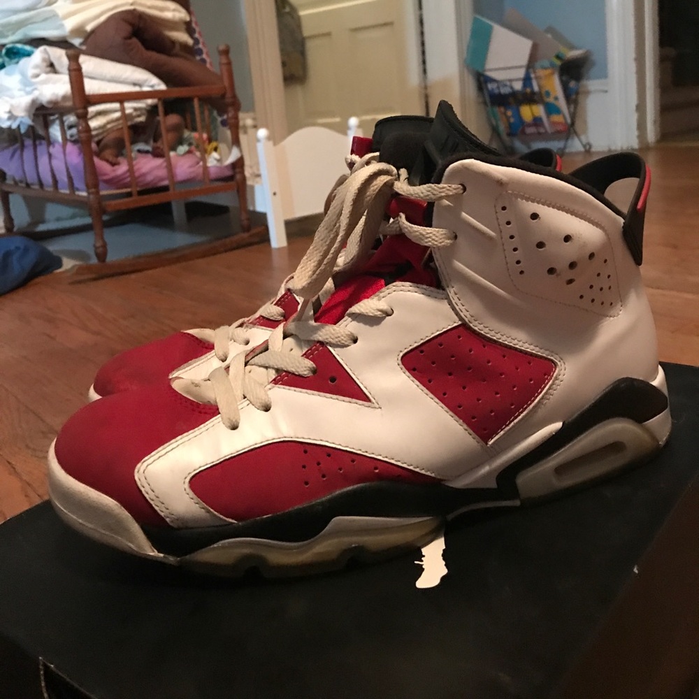 Air Jordan's 6 carmine's