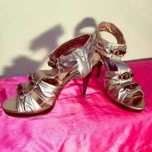 Calvin Klein strappy stilettos