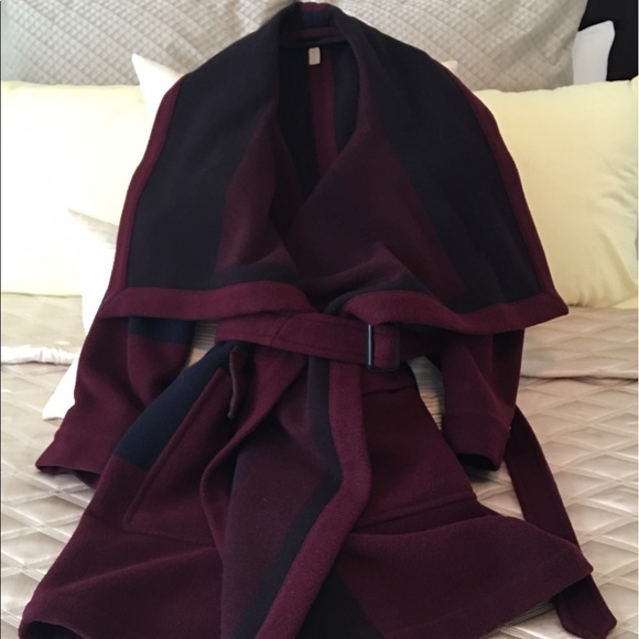 Burberry Brit Cherbrooke Blanket Coat Wrap Jacket - Picture 2 of 8