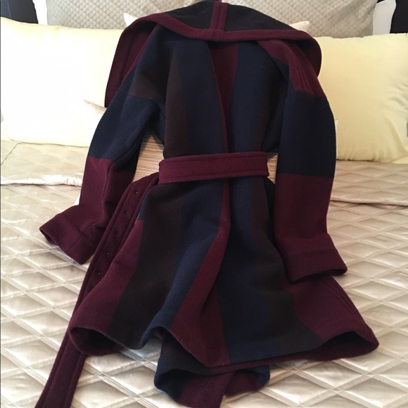 Burberry Brit Cherbrooke Blanket Coat Wrap Jacket - Picture 3 of 8