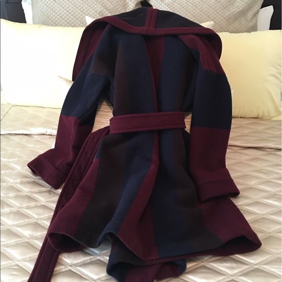 Burberry Brit Cherbrooke Blanket Coat Wrap Jacket - Picture 8 of 8