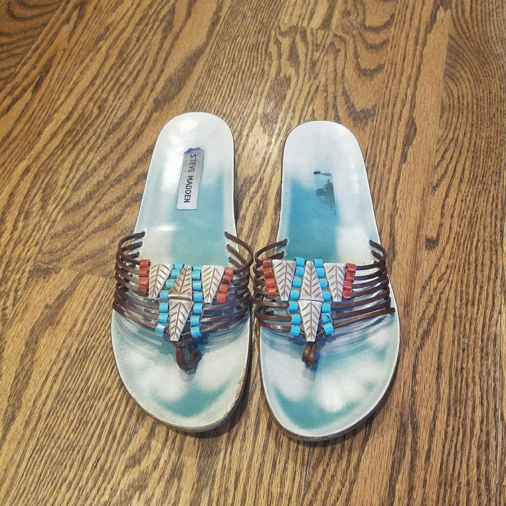 Steve Madden Beaded Sandals