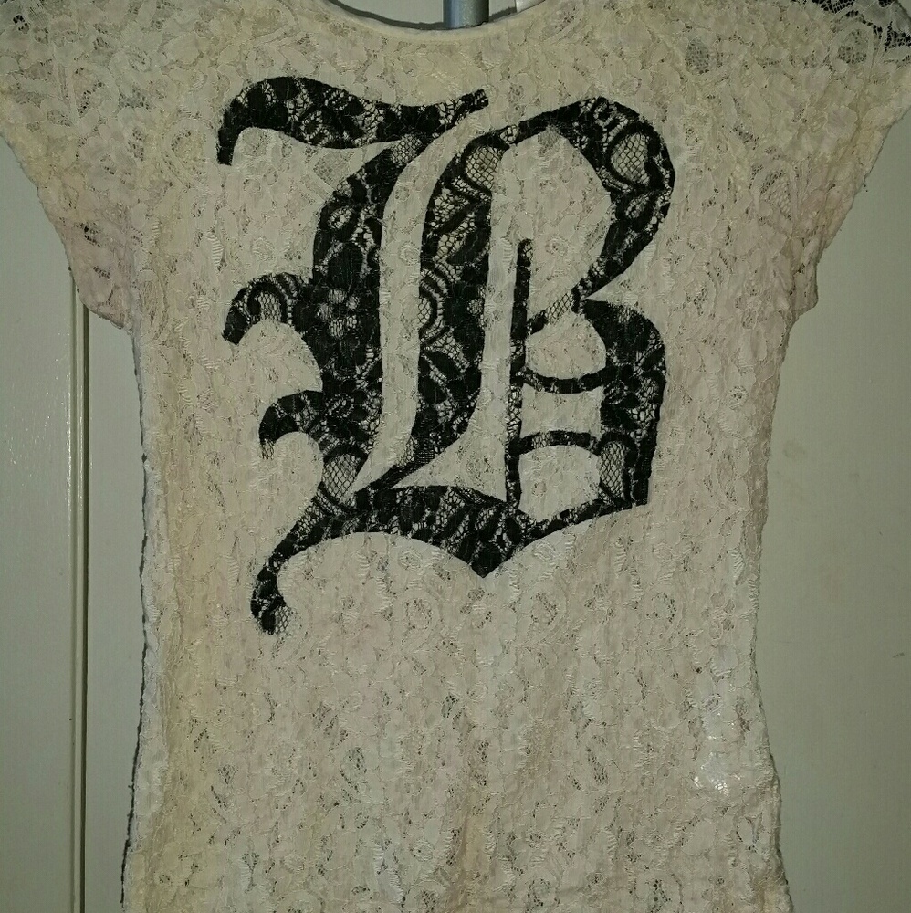 White Lace Shirt