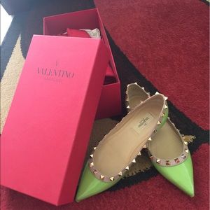 Valentino rockstud flats.