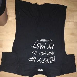 UNIF Tops - Unif Hurry up and get in my past t-shirt UNIF Tops - Unif Hurry up and get in my past t-shirt