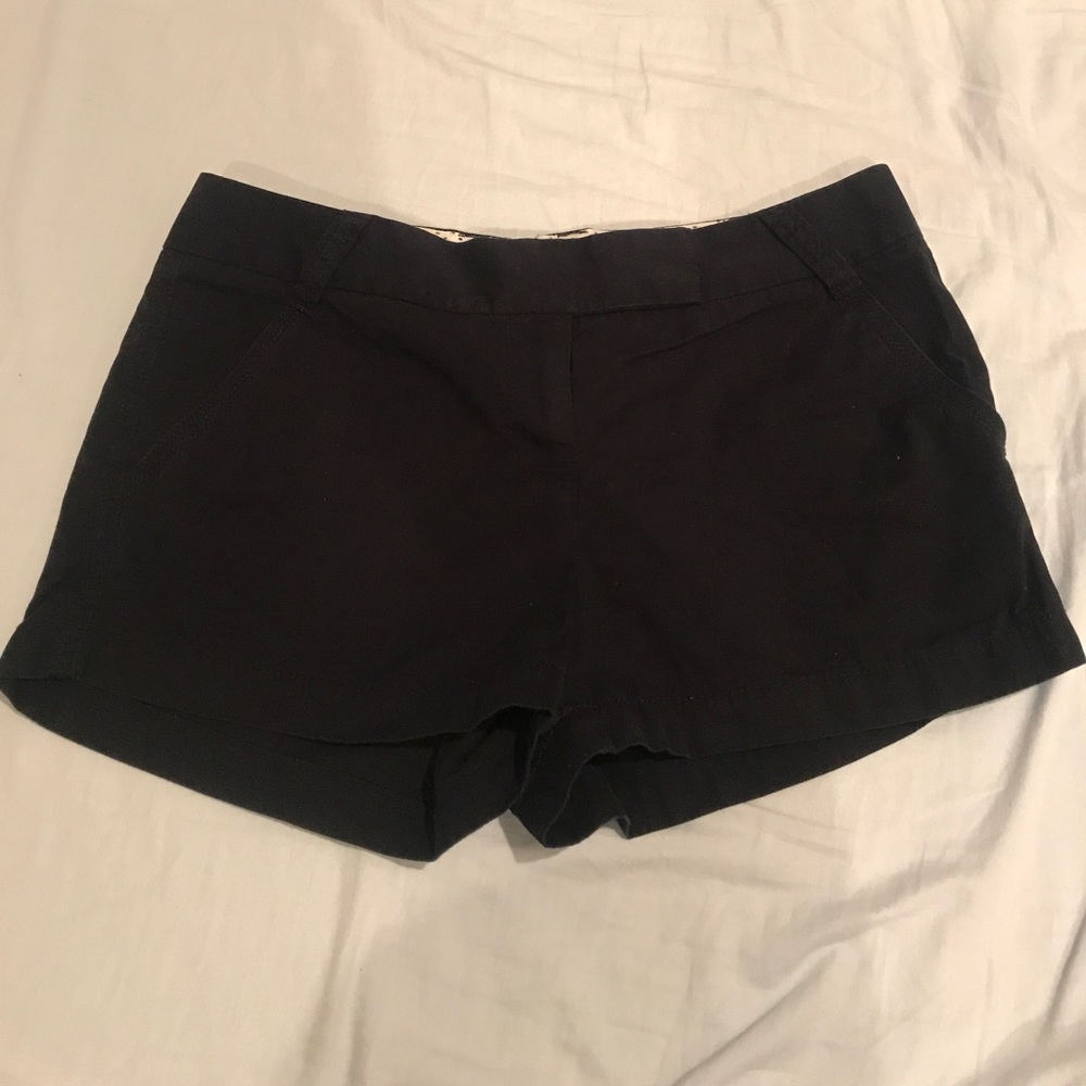 Jcrew navy chino shorts