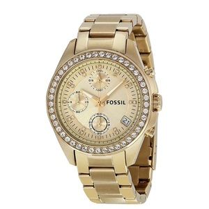 Fossil Women's ES2683 Gold Stainless Steel Watch