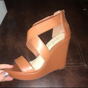 Tan wedges