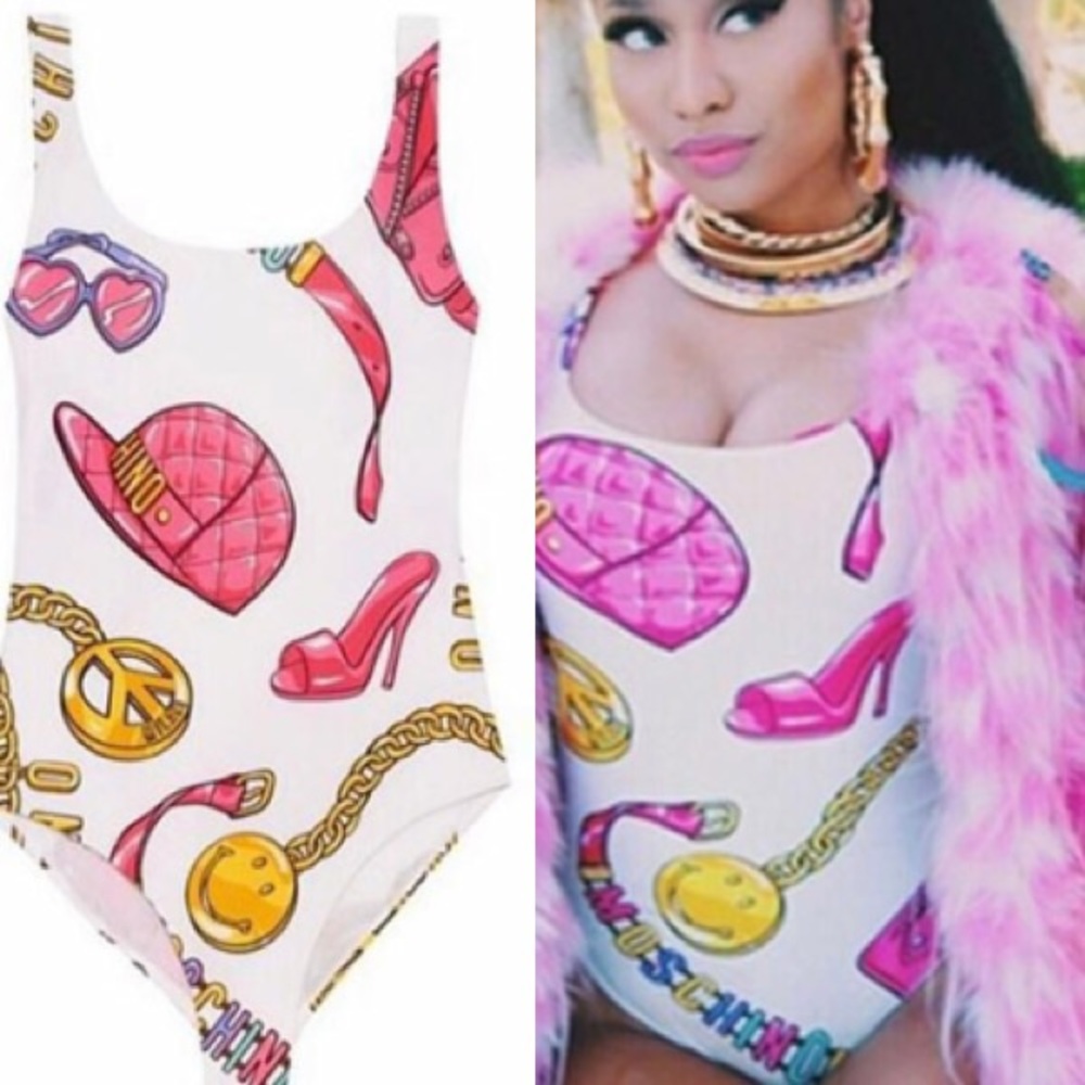 Moschino one piece bathing suit👙