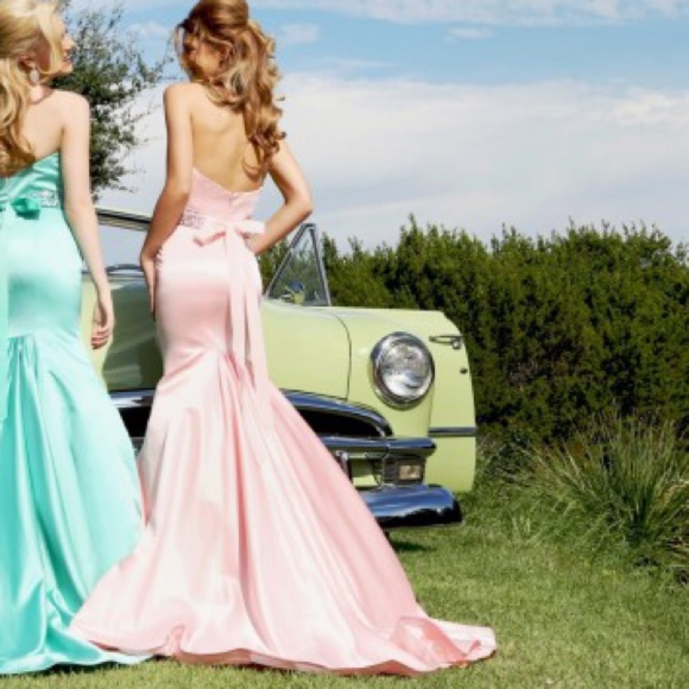 Blush pink Sherri Hill Couture Gown
